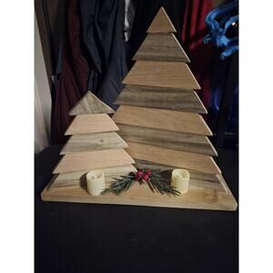 Handcrafted wooden trees